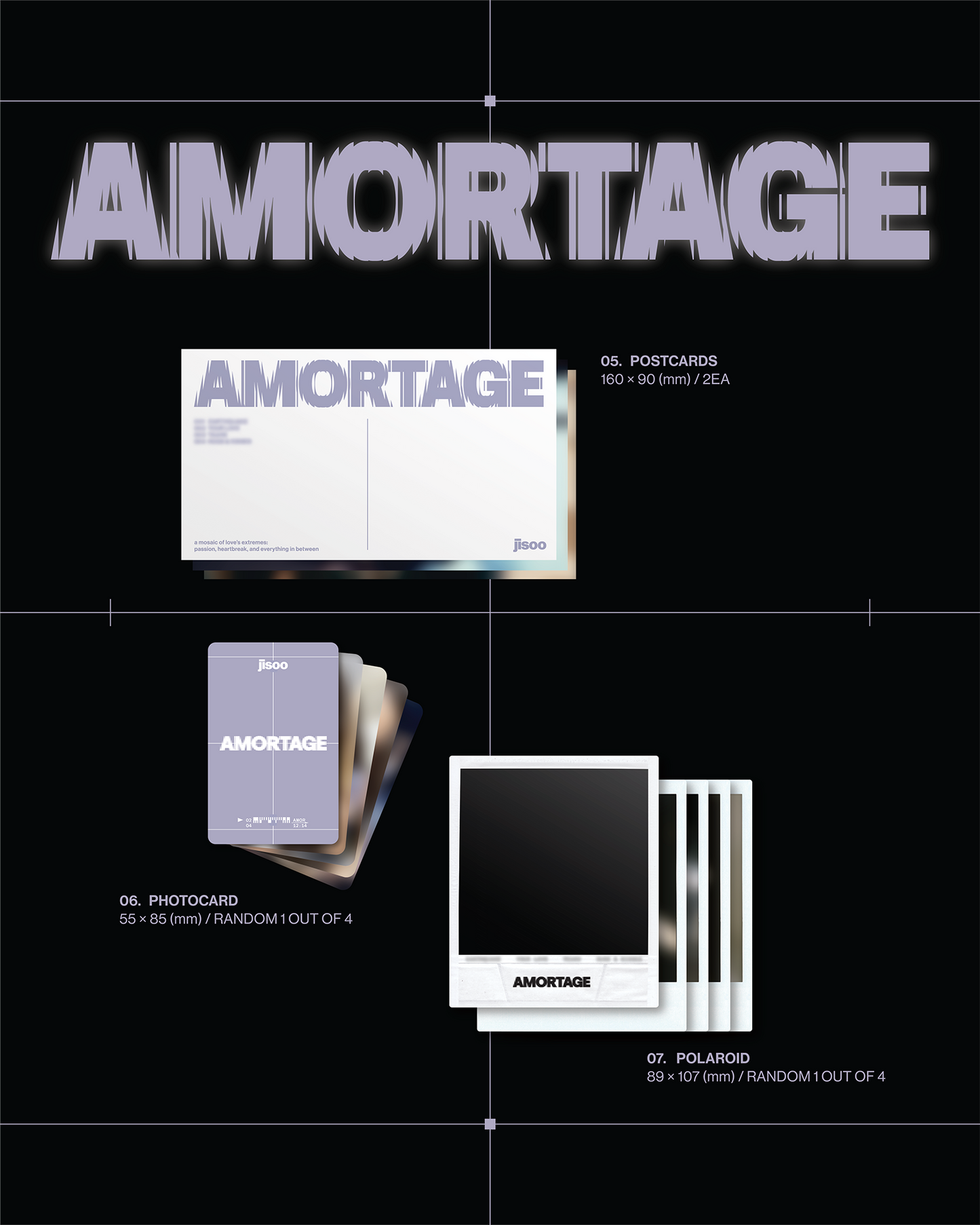 AMORTAGE (PURPLE ver.) US ONLY EXCLUSIVE PHOTOCARD (LIMITED QUANTITY)