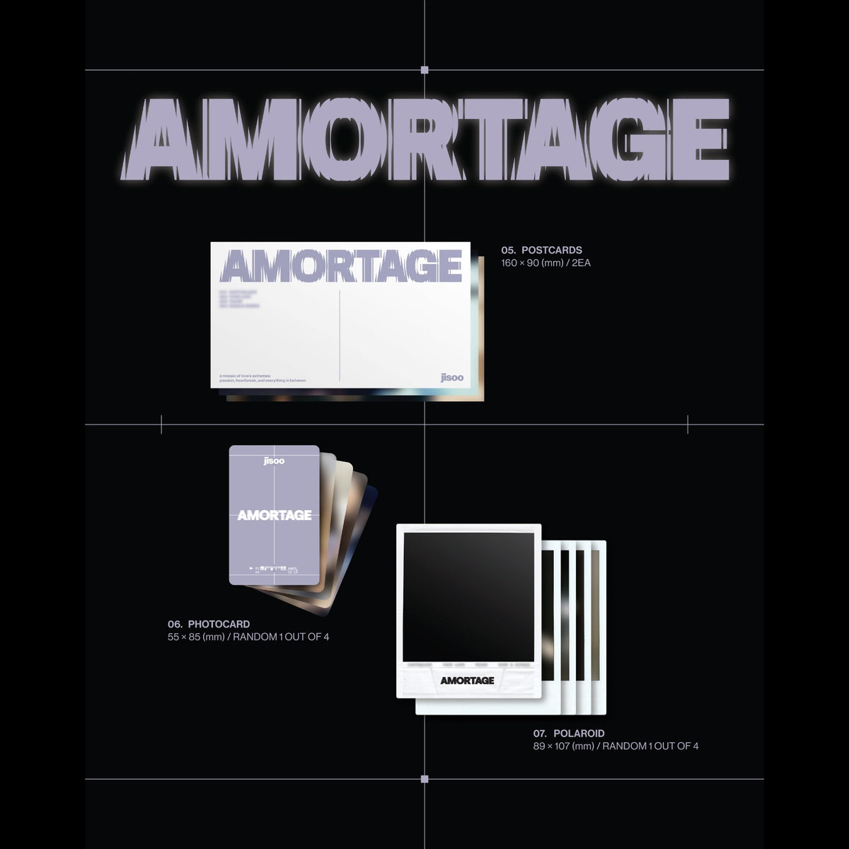 AMORTAGE (PURPLE ver.) US ONLY EXCLUSIVE PHOTOCARD (LIMITED QUANTITY)