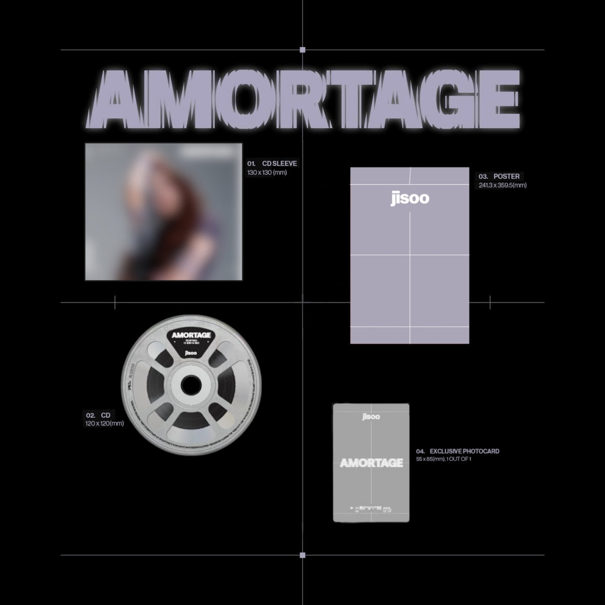 AMORTAGE - Photocard softpack CD