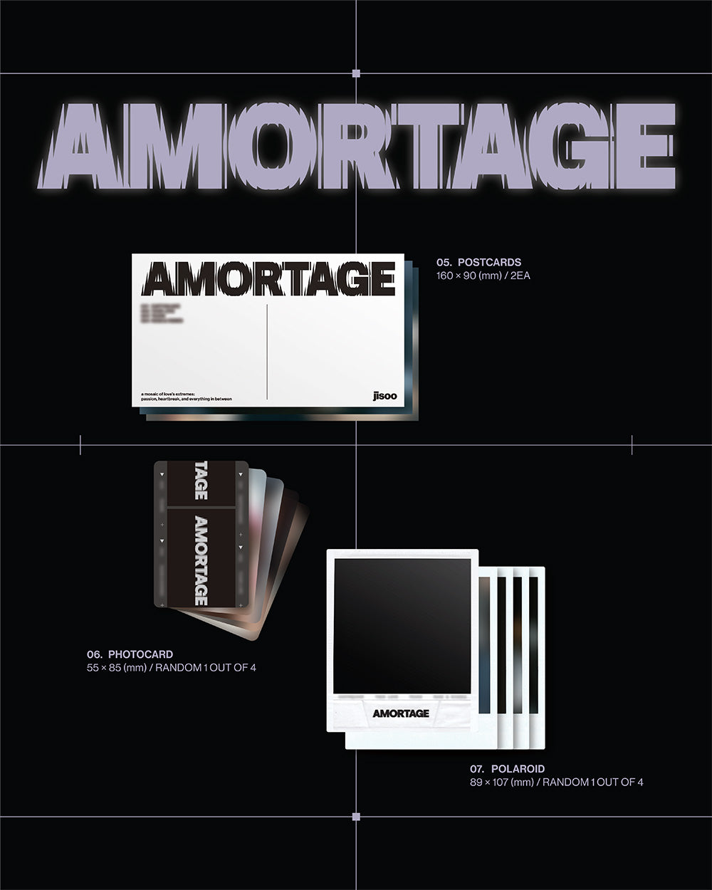 AMORTAGE (BLACK ver.) – JISOO